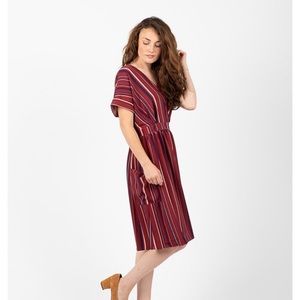 Loretta Striped Piper and scoot dress